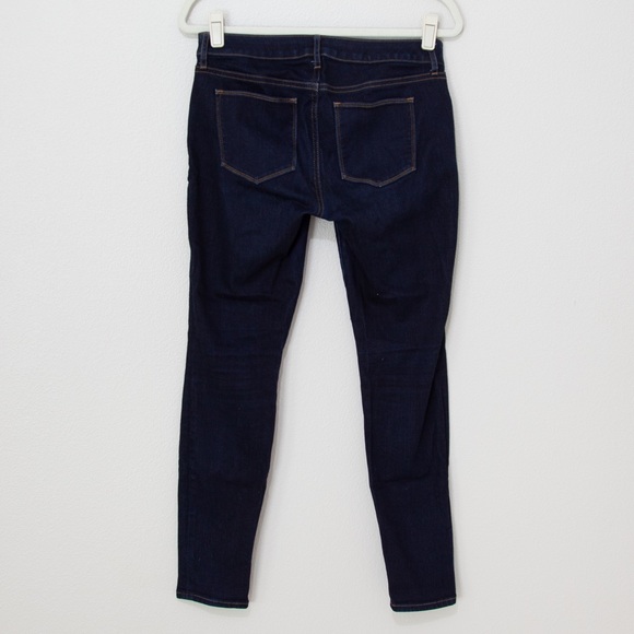 Gap Maternity Women's True Skinny Dark Wash Denim Jeans Size 2 - Picture 2 of 6